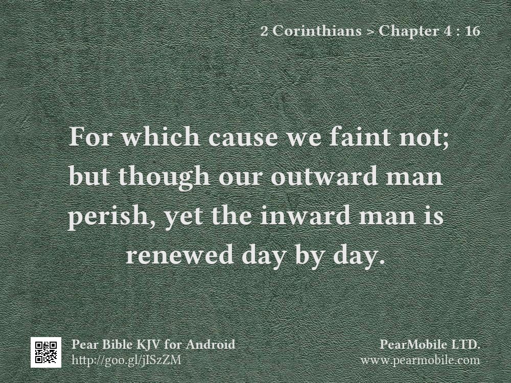 2 Corinthians, Chapter 4:16